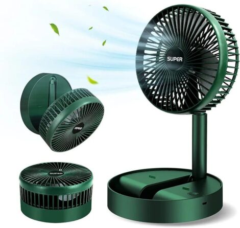 Portable  Palastic Rechargeable  Desk Fan