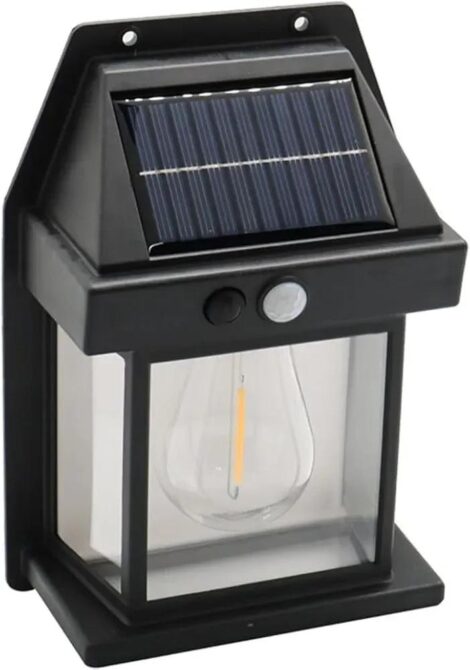 Motion Sensor Solar LED Lamp